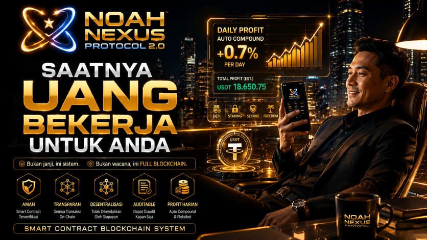 NOAH NEXUS PROTOCOL — Saatnya Uang Bekerja Untuk Anda
